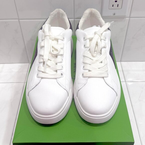 KATE SPADE "Charli" Nappa Lace Up Sneakers Sz 8.5B - Worn 1x - Picture 3 of 13